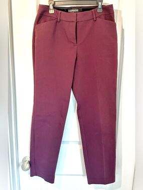 Express Purple Cropped Dress Pants